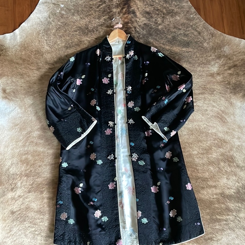 Reversible silk Chinese Embroidered Jacket